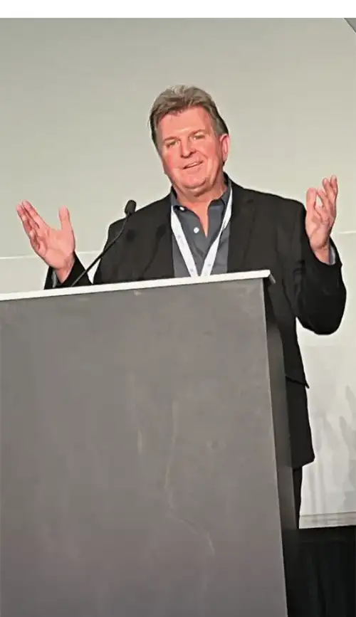 Dan Fitzgerald giving a lecture